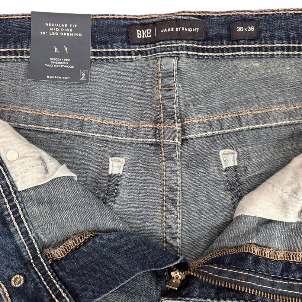 BKE Jake Jeans - Men's 36x36 - Regular Fit Straight - NWT - Picture 10 of 13